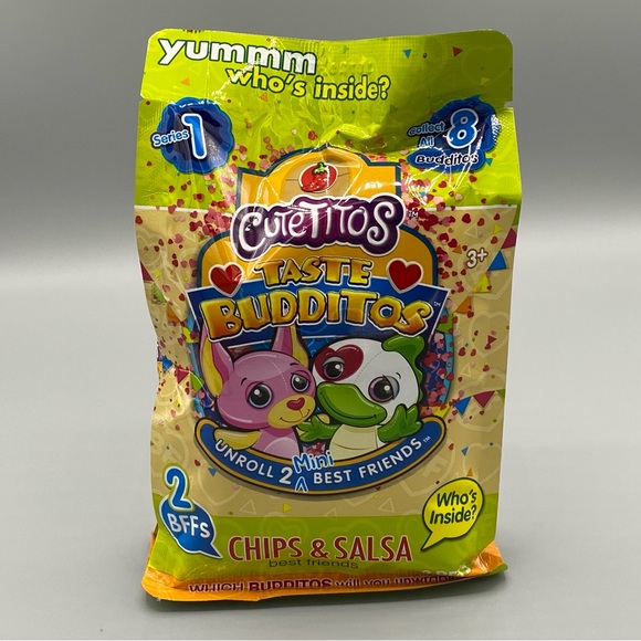 Cutetitos Taste Budditos Plush Mystery Pack Chips Salsa Series1 2 Mini BFF New - Picture 1 of 2